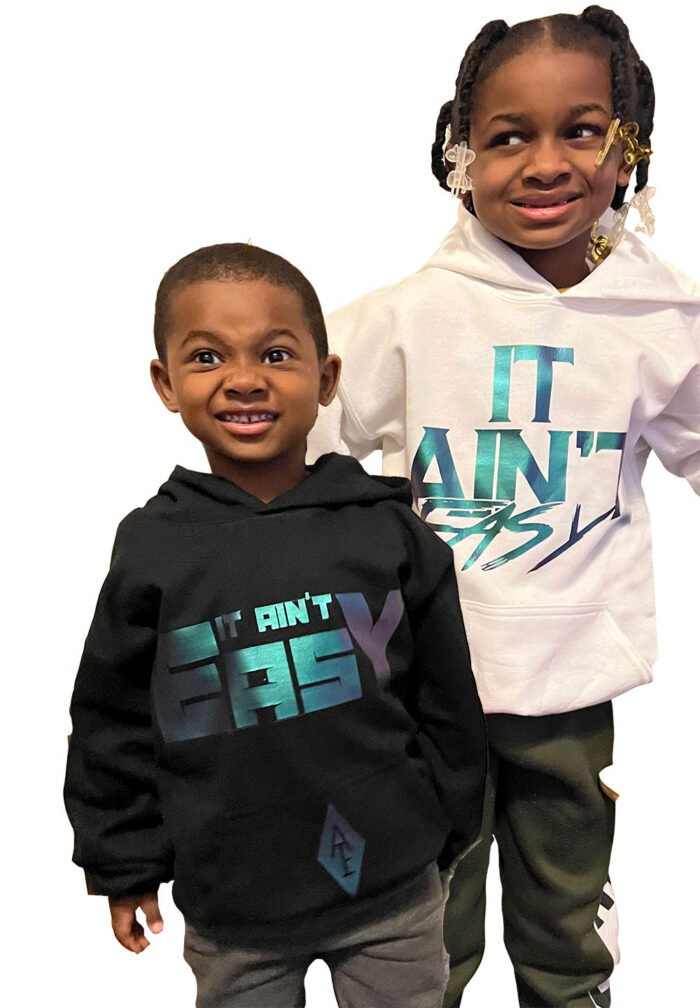 Kids Pullover Hoodie - Metallic Gradient